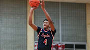Veterans Memorial's Billy White III shoots a basket during the game at Ray High School on Tuesday, Dec. 5, 2023, in Corpus Christi, Texas.