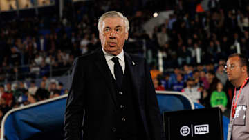 Carlo Ancelotti of Real Madrid CF seen during LaLiga EA...