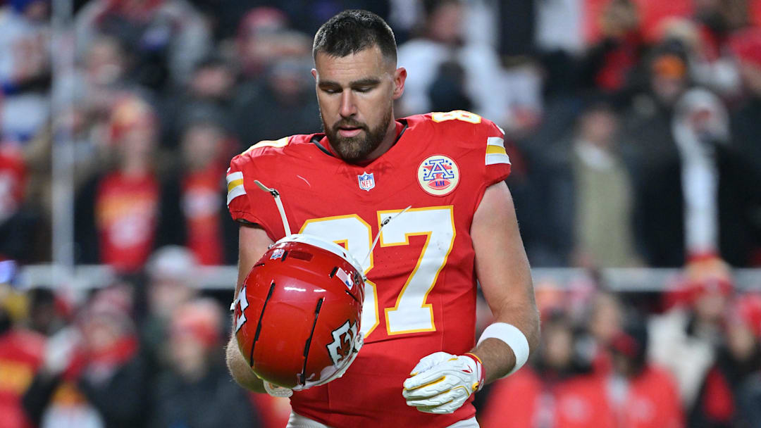 Travis Kelce and the Chiefs were eliminated from playoff contention with their loss last Sunday to the Chargers.