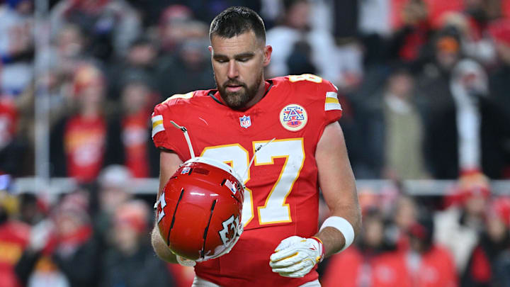 Travis Kelce and the Chiefs were eliminated from playoff contention with their loss last Sunday to the Chargers.