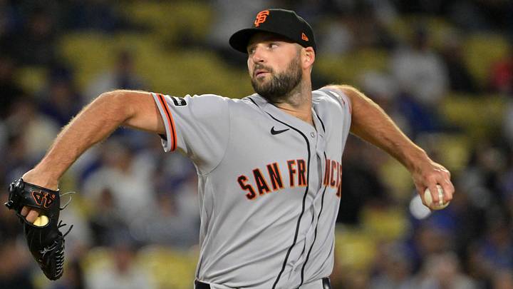 San Francisco Giants pitcher Sam Hentges (31) throws a pitch