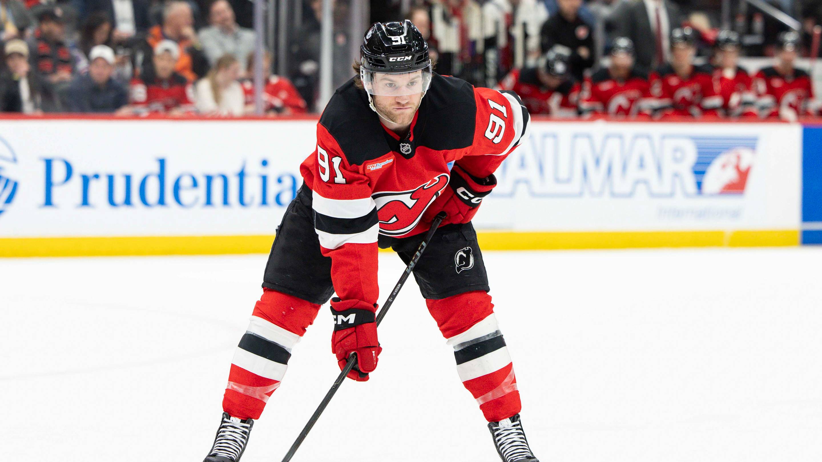 Where does Dawson Mercer fit in the New Jersey Devils lineup?