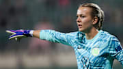 Merle Frohms im Wolfsburg-Trikot