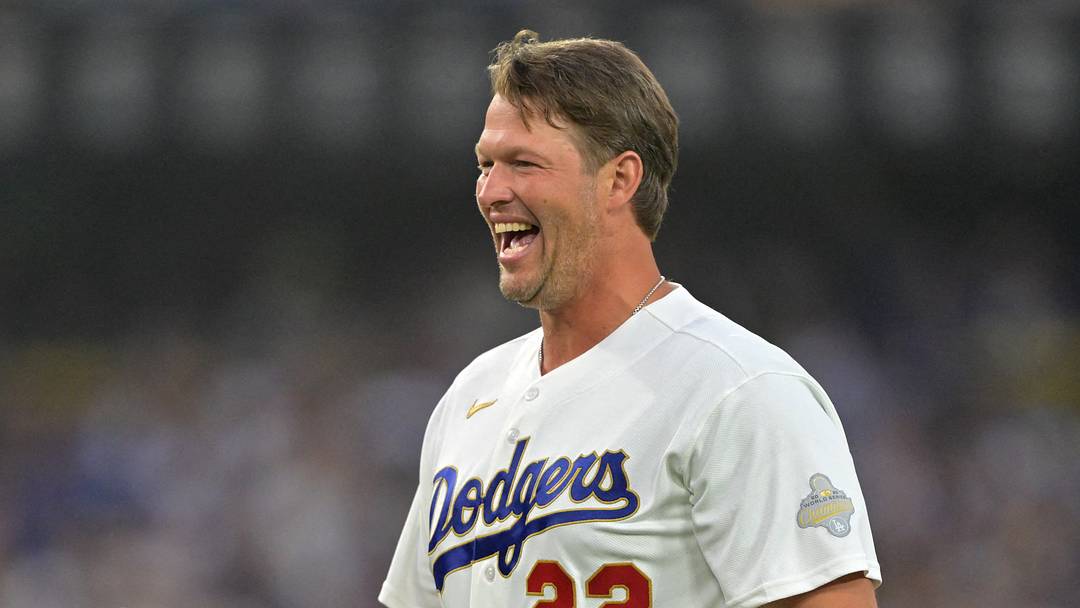 Los Angeles Dodgers former player Clayton Kershaw (22)