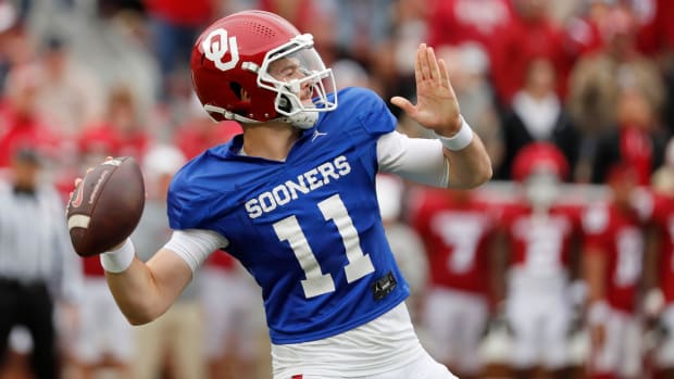 Oklahoma quarterback Jackson Arnold.