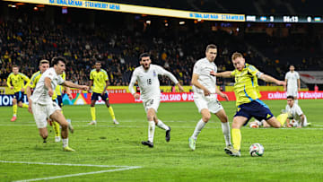 Dejan Kulusevski fires in his second goal of the night 