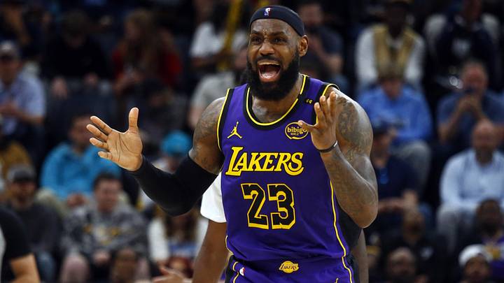 Los Angeles Lakers forward LeBron James.