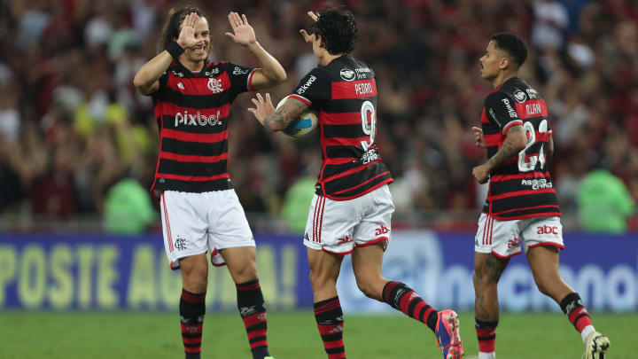 Pedro marcou um dos gols no último jogo do Flamengo