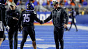 Boise State Broncos head coach Spencer Danielson.