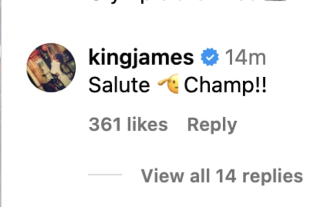 LeBron James' Comment