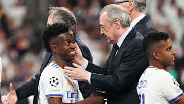 Florentino Pérez y Vinicius Junior, Real Madrid 