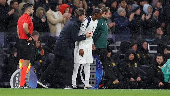 Jun'ai Byfield was handed his Tottenham debut on Tuesday night.