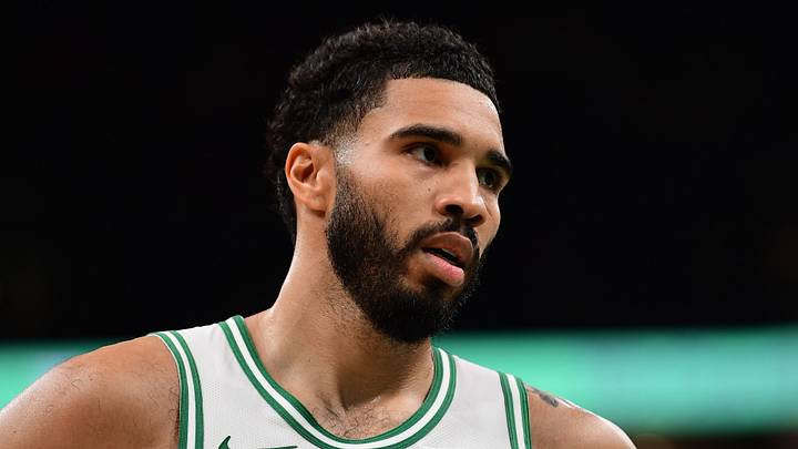 Boston Celtics forward Jayson Tatum (0).