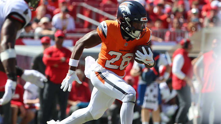 Denver Broncos RB Tyler Badie