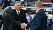 Carlo Ancelotti et Ronald Koeman, tout sourire avant le Clasico.