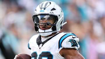 Carolina Panthers running back Chuba Hubbard