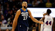 Rudy Gobert juega para los Minnesota Timberwolves de la NBA desde 2022