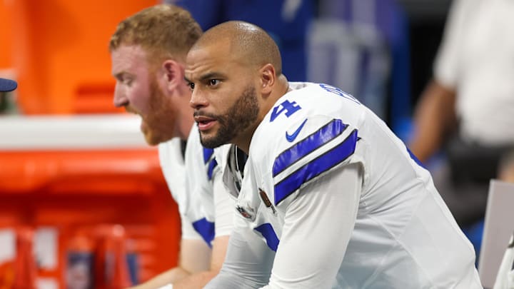 Dallas Cowboys quarterback Dak Prescott (right) has a glowing ATS record as a big underdog. 