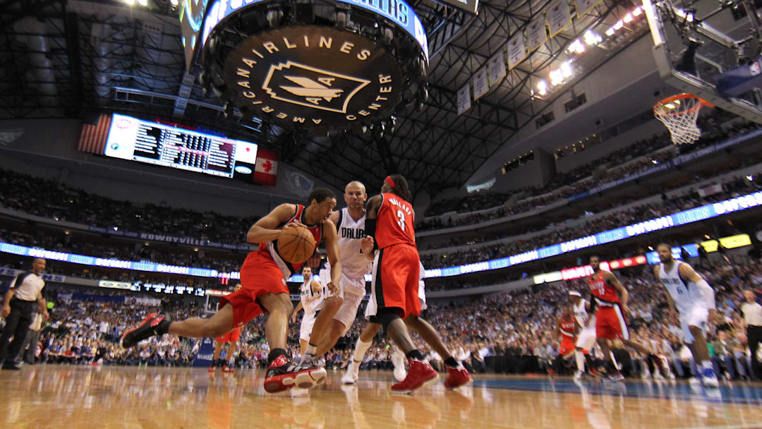 Apr 19, 2011; Dallas, TX, USA; Portland Trail Blazers guard Andre Miller (24) drives against the Dallas Mavericks in the third quarter of game two of the first round of the 2011 NBA playoffs at American Airlines Center. Mandatory Credit: Matthew Emmons-Imagn Images Apr 19, 2011; Dallas, TX, USA; Portland Trail Blazers guard Andre Miller (24) drives against the Dallas Mavericks in the third quarter of game two of the first round of the 2011 NBA playoffs at American Airlines Center. Mandatory Credit: Matthew Emmons-Imagn Images