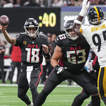 The Atlanta Falcons offensive line was put in a poor position by the play calling against the Steelers, but they still must play better against the Philadelphia Eagles.