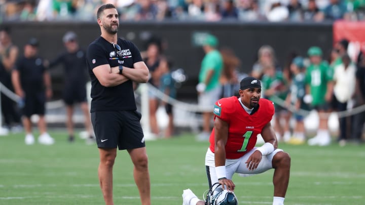 Nick Sirianni (left), Jalen Hurts (right), Philadelphia Eagles