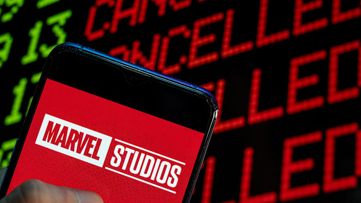 In this photo illustration the American film production...