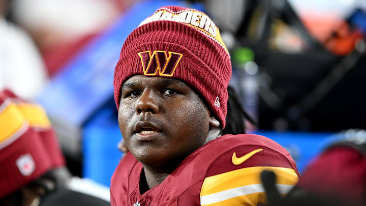 Washington Commanders offensive tackle Josh Conerly Jr.