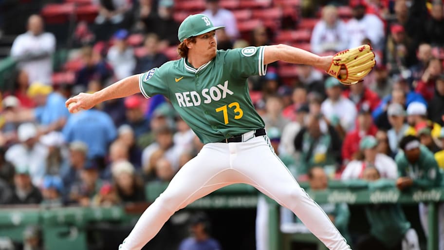 Boston Red Sox starting pitcher Hunter Dobbins | Bob DeChiara-Imagn Images