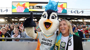 Pinguim chamada Tazuni é a mascote da Copa do Mundo da Austrália e Nova Zelândia