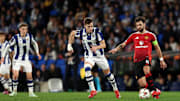 Real Sociedad de Futbol v Manchester United - UEFA Europa League 2024/25 Round of 16 First Leg