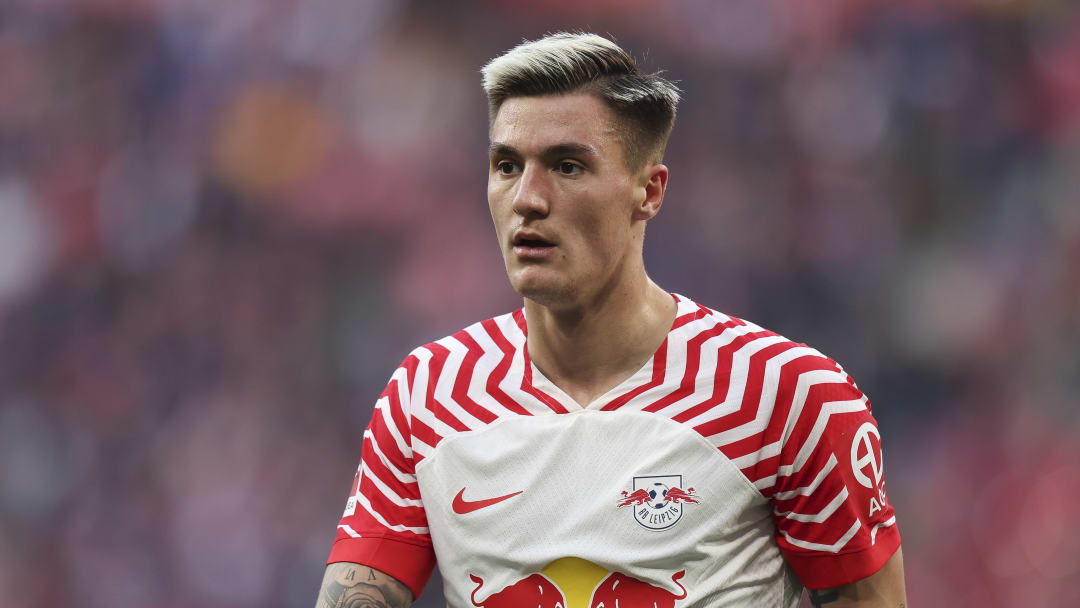 RB Leipzig striker Benjamin Sesko