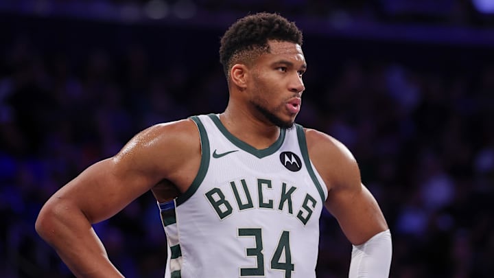 Milwaukee Bucks forward Giannis Antetokounmpo is a solid prop target on Monday.