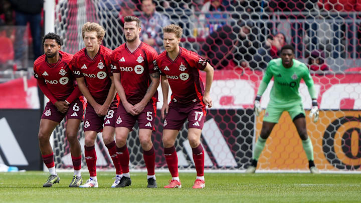 Kevin Long and Sigurd Rosted of Toronto FC both dealt with knocks last weekend.