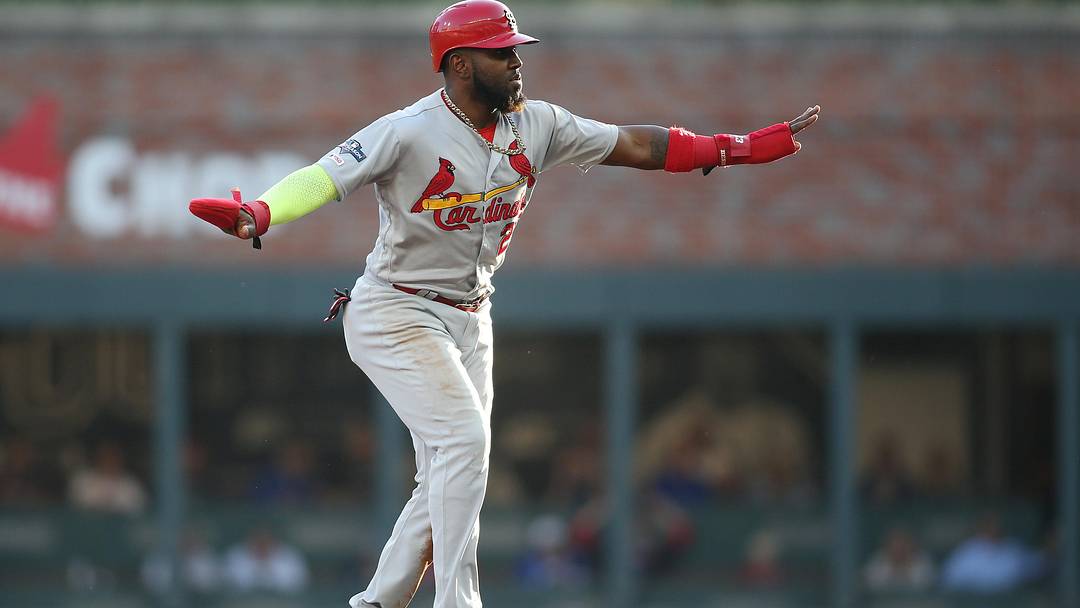 St. Louis left fielder Marcell Ozuna.