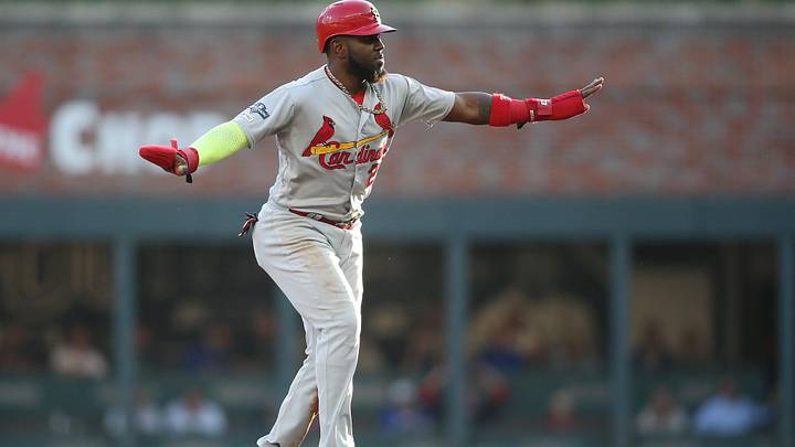 St. Louis left fielder Marcell Ozuna.