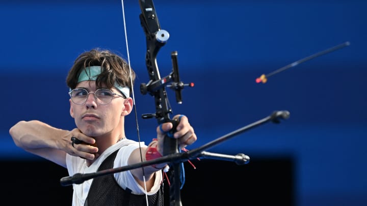 Baptiste Addis, vice-champion olympique en tir à l'arc