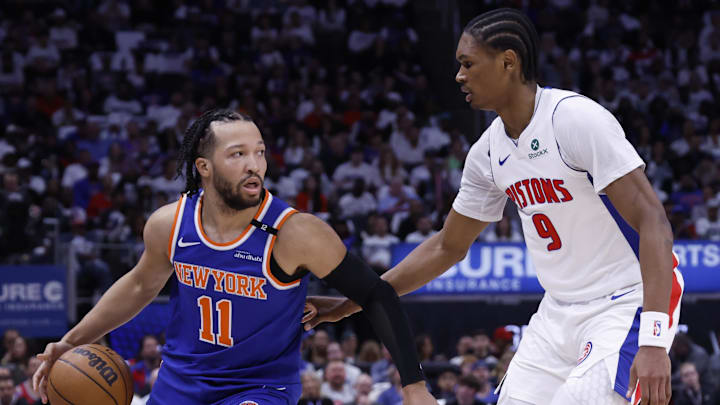 Thompson drew the assignment to defend the high-scoring Brunson Thompson drew the assignment to defend the high-scoring Brunson