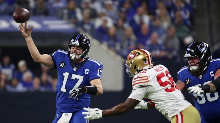 Colts quarterback Philip Rivers had Troy Aikman laughing after he escaped the pocket against the 49ers.