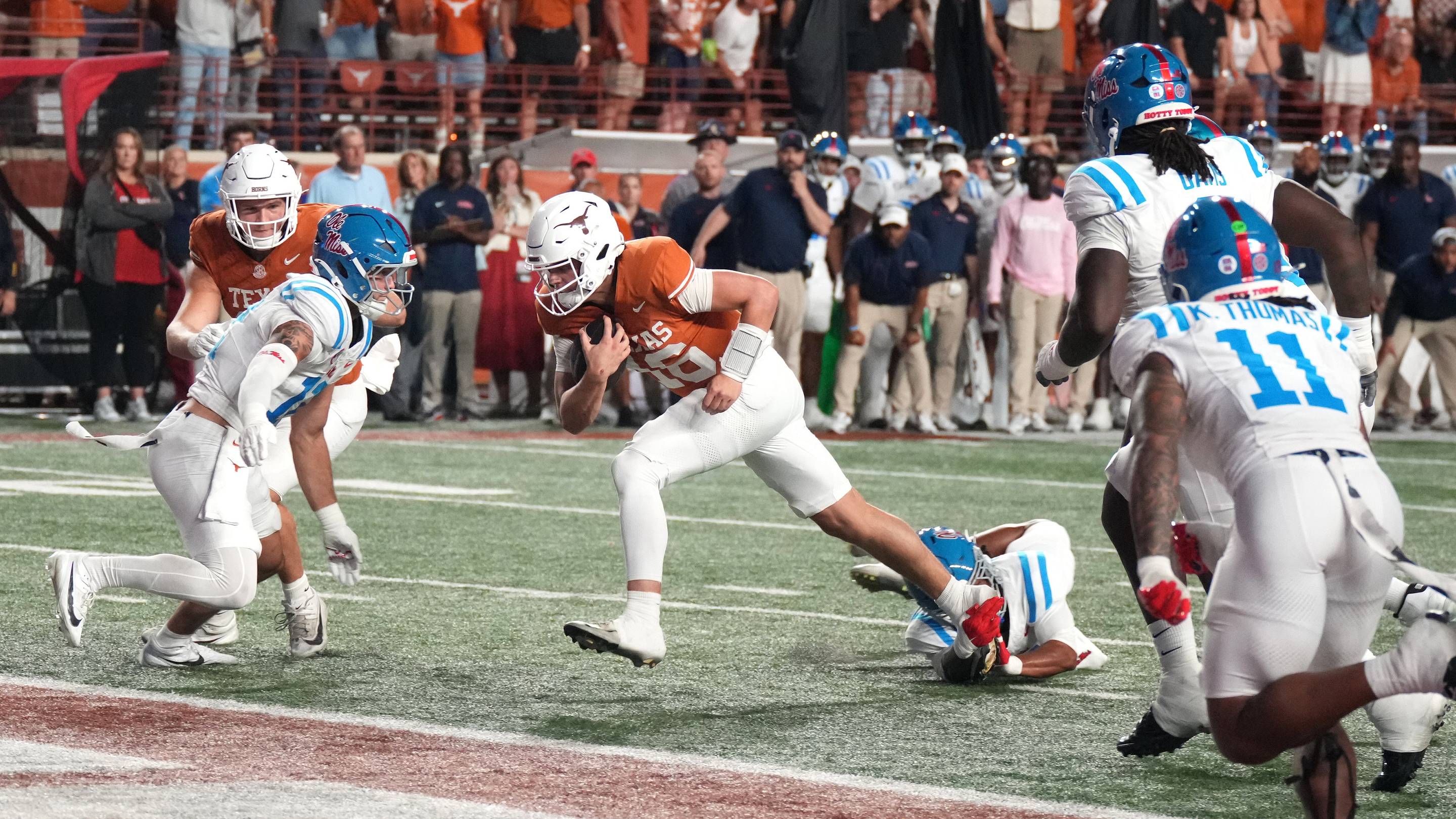 Ole Miss Rebels Tumble in AP Poll Following Loss to Texas