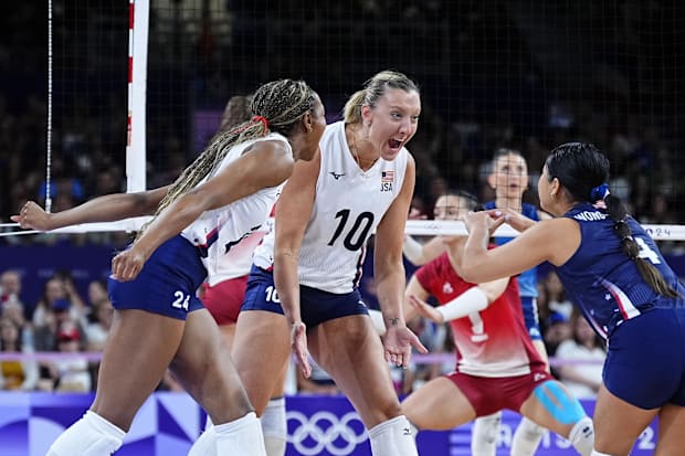 At the Paris Olympics, Jordan Larson and the U.S. women's volleyball team took home the silver medal. 