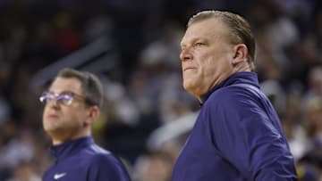 Jan 18, 2024; Ann Arbor, Michigan, USA;  Illinois Fighting Illini head coach Brad Underwood looks on
