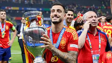Joselu wurde mit Spanien vor zwei Jahren Europameister Joselu wurde mit Spanien vor zwei Jahren Europameister