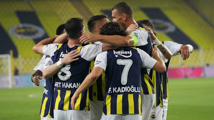 Fenerbahçe oyuncularının gol sevinci