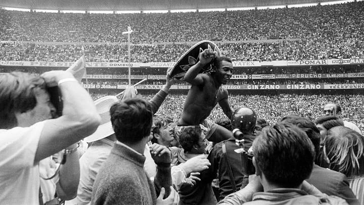 Pele erhob sich 1970 zum König des Fußballs 