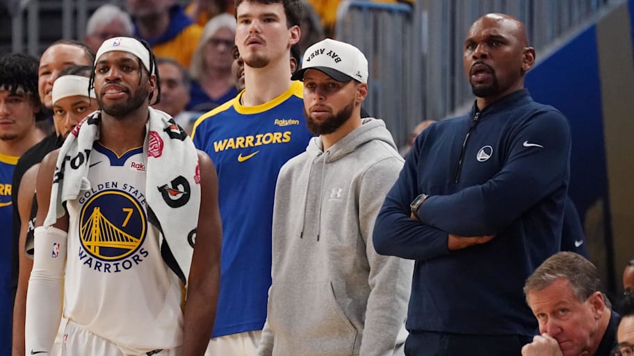 Stephen Curry missed the last four games of the Warriors' series against the Timberwolves. | David Gonzales-Imagn Images