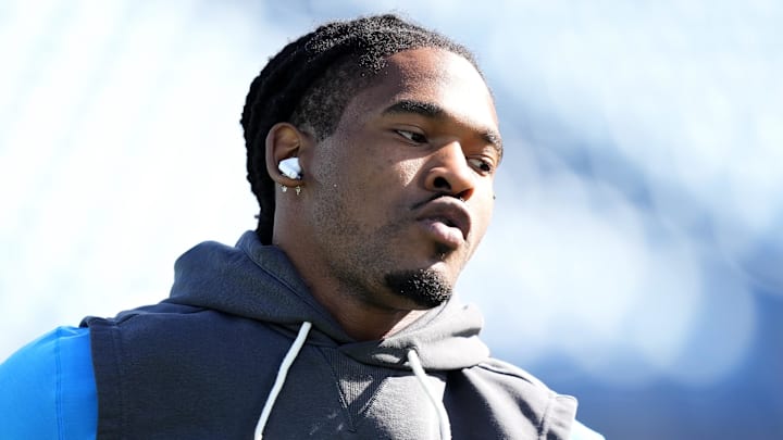 Carolina Panthers running back Rico Dowdle