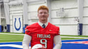 Kobe Cherry at Indianapolis Colts facility
