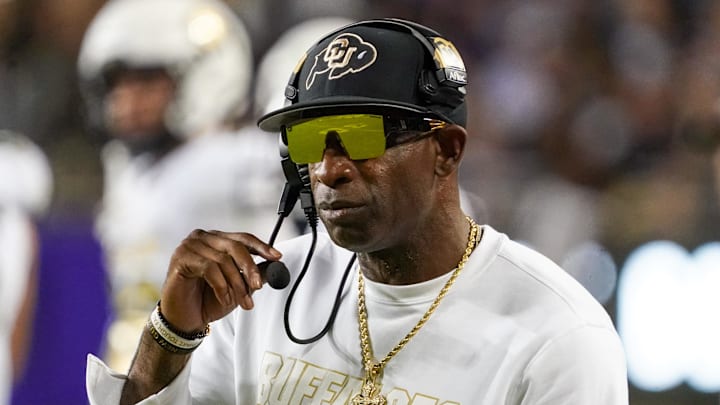 Colorado head coach Deion Sanders believes he has blood clots in his leg.