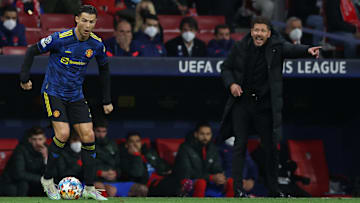Atletico Madrid v Manchester United: Round Of Sixteen Leg One - UEFA Champions League