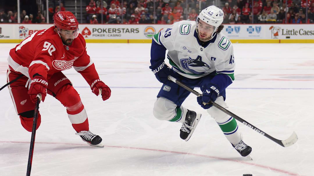 Vancouver Canucks v Detroit Red Wings